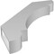 Ekena Millwork 3 1/2-in. W x 26-in. D x 32-in. H Olympic Architectural Grade PVC Knee Brace BRCP035X26X32OLY - alternate 6